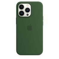Чехол LUX Silicone Case для iPhone 13 Pro Clover with MagSafe